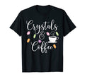 Crystals And Coffee Healing Stones T-Shirt - Trendy Graphic for Adults - T-Shirt, Sweatshirt, Hoodie