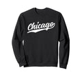 Chicago Illinois Script 1970S Sweatshirt - Custom Art Print for Adults - T-Shirt, Sweatshirt, Hoodie