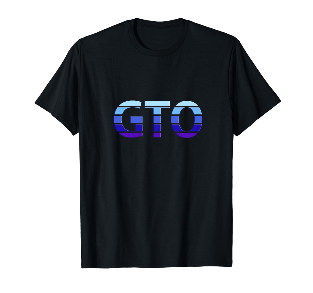Gto Cars Cars Multicolor Stripes Car T-Shirt - Unique Graphic for Adults - T-Shirt, Sweatshirt, Hoodie
