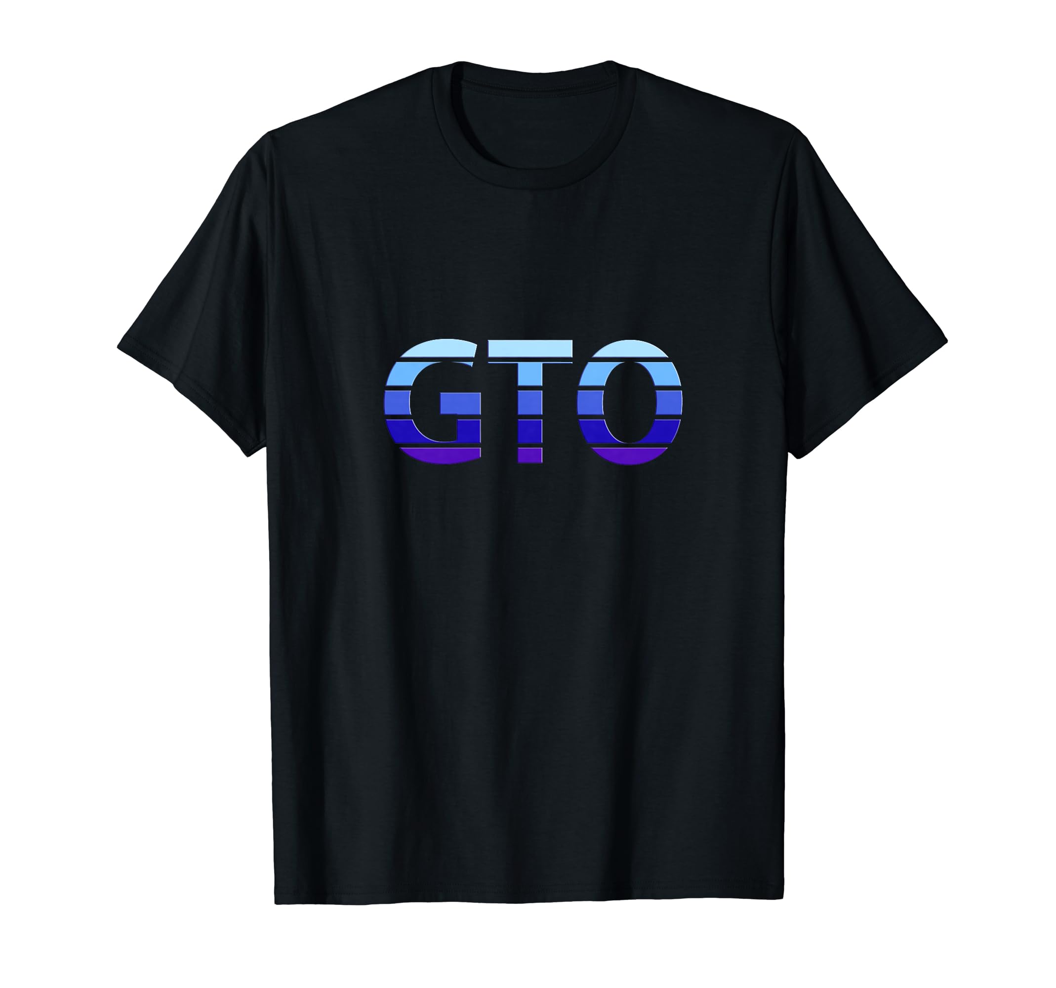 Gto Cars Cars Multicolor Stripes Car T-Shirt - Unique Graphic for Adults - T-Shirt, Sweatshirt, Hoodie