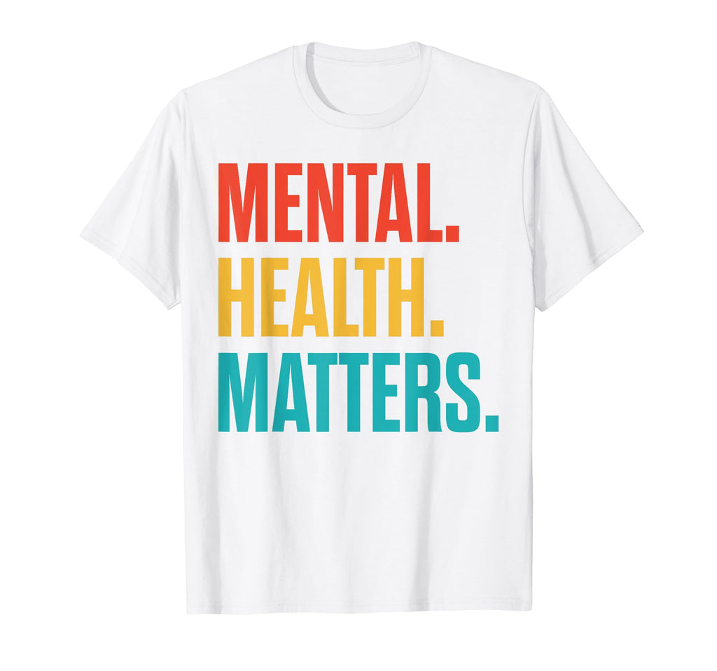 Green Ribbon Mental Health Matters T-Shirt - Novelty Apparel Unisex - T-Shirt, Sweatshirt, Hoodie