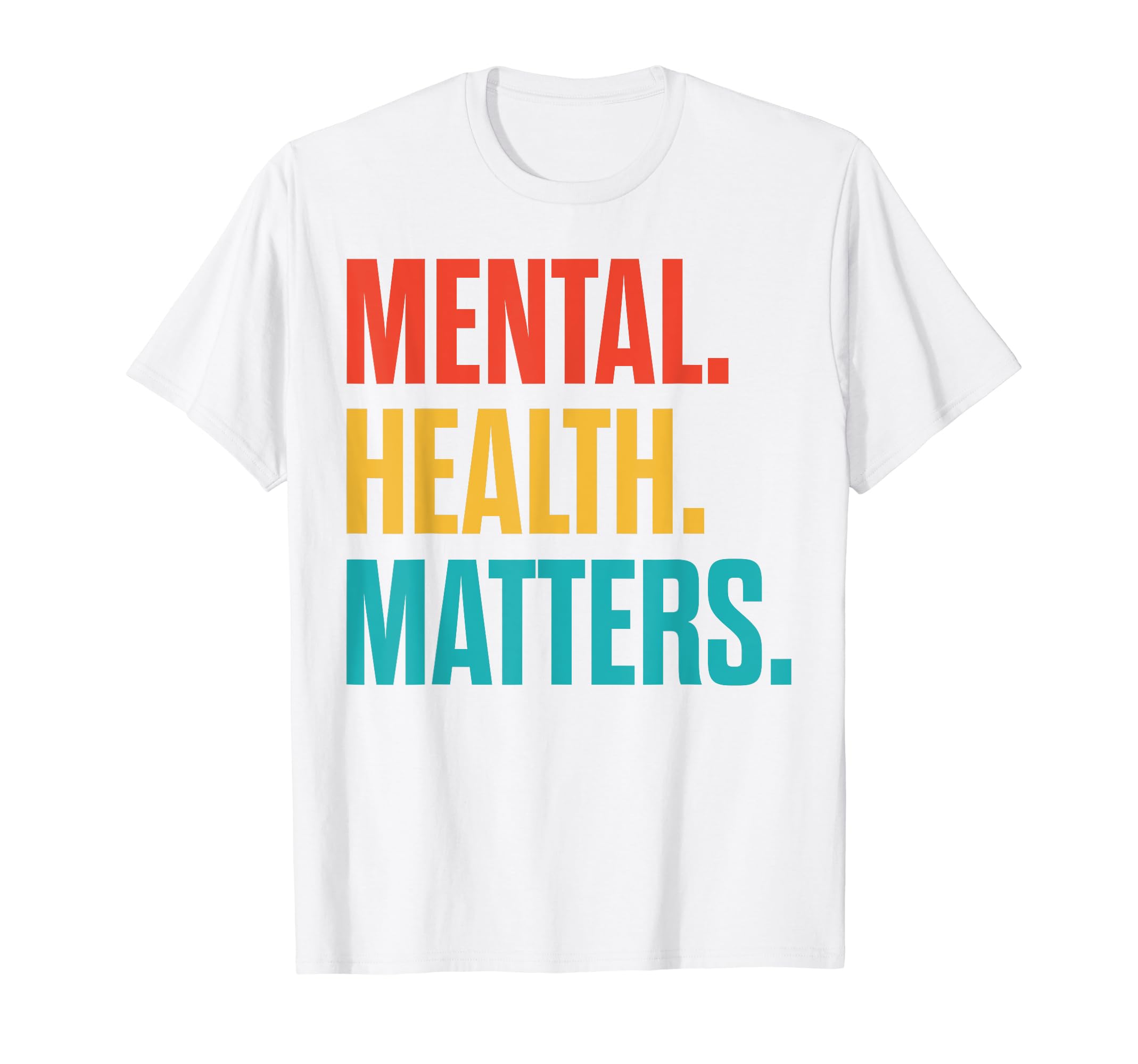 Green Ribbon Mental Health Matters T-Shirt - Novelty Apparel Unisex - T-Shirt, Sweatshirt, Hoodie