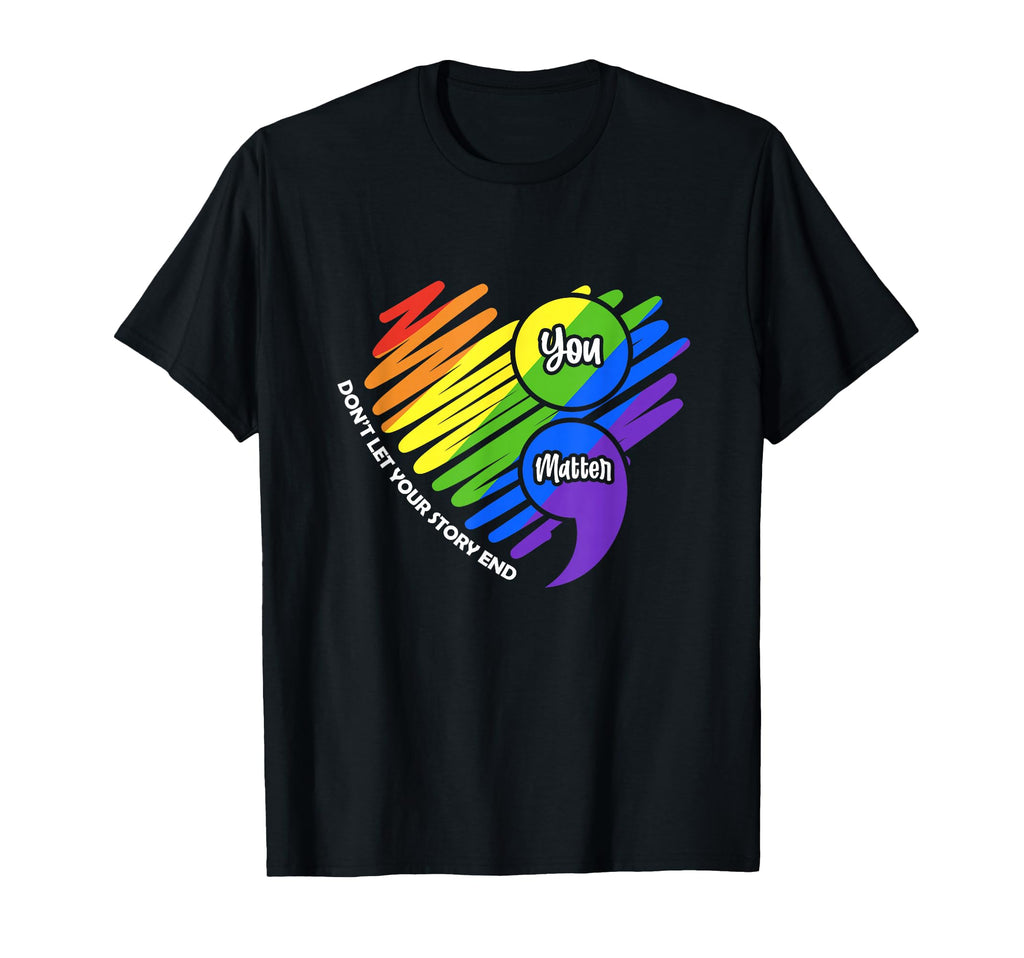 Semikolon Lgbtq Suicide Prevention T-Shirt - Streetwear Style for Adults - T-Shirt, Sweatshirt, Hoodie