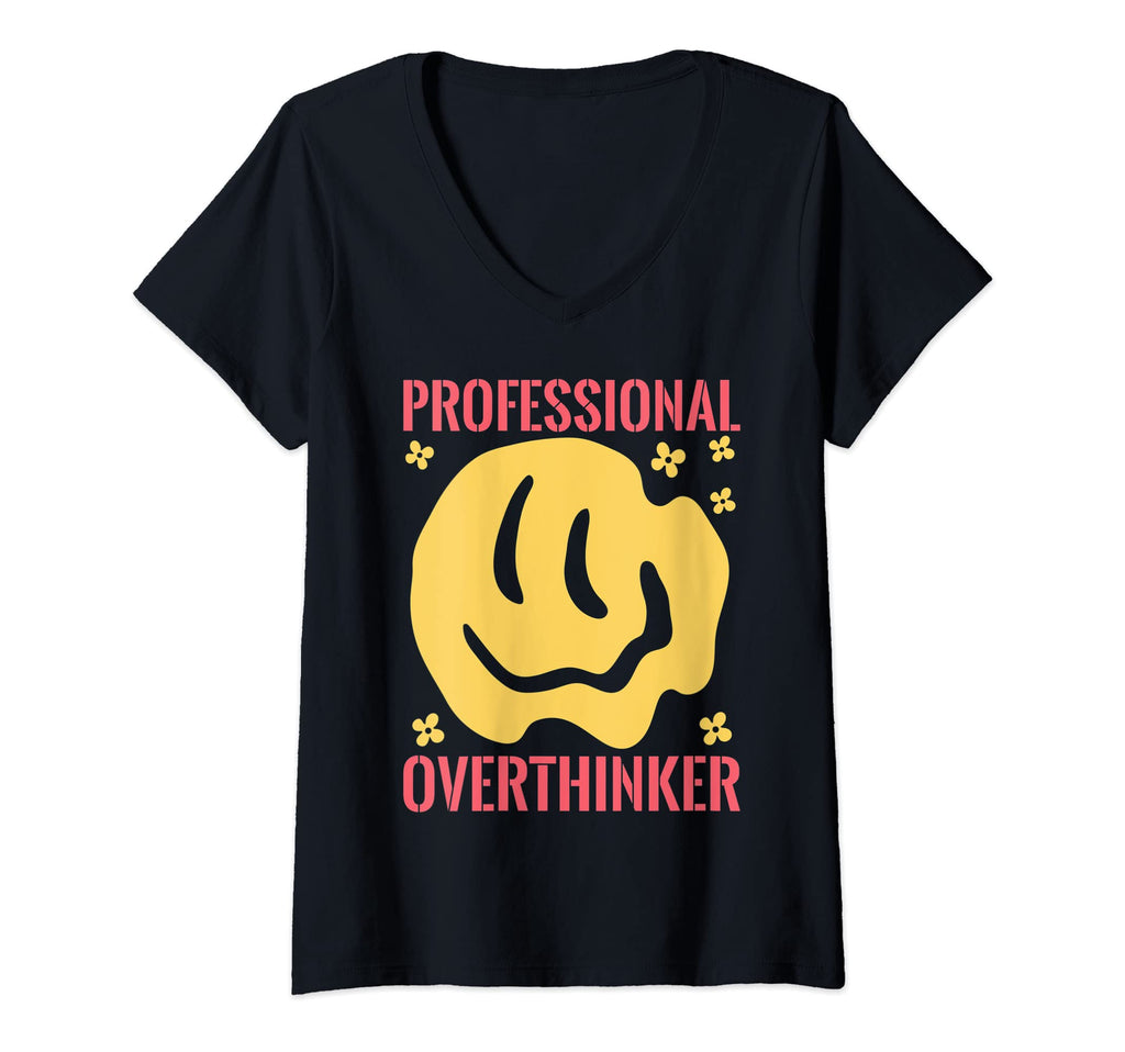 Womens Professional Overthinker T-Shirt - Fun Novelty Design Men Women - T-Shirt, Sweatshirt, Hoodie