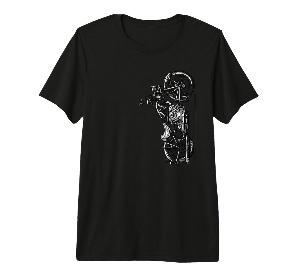 Motorcycling Biker Motorcycle Ride T-Shirt - Minimalist Print for Adults - T-Shirt, Sweatshirt, Hoodie