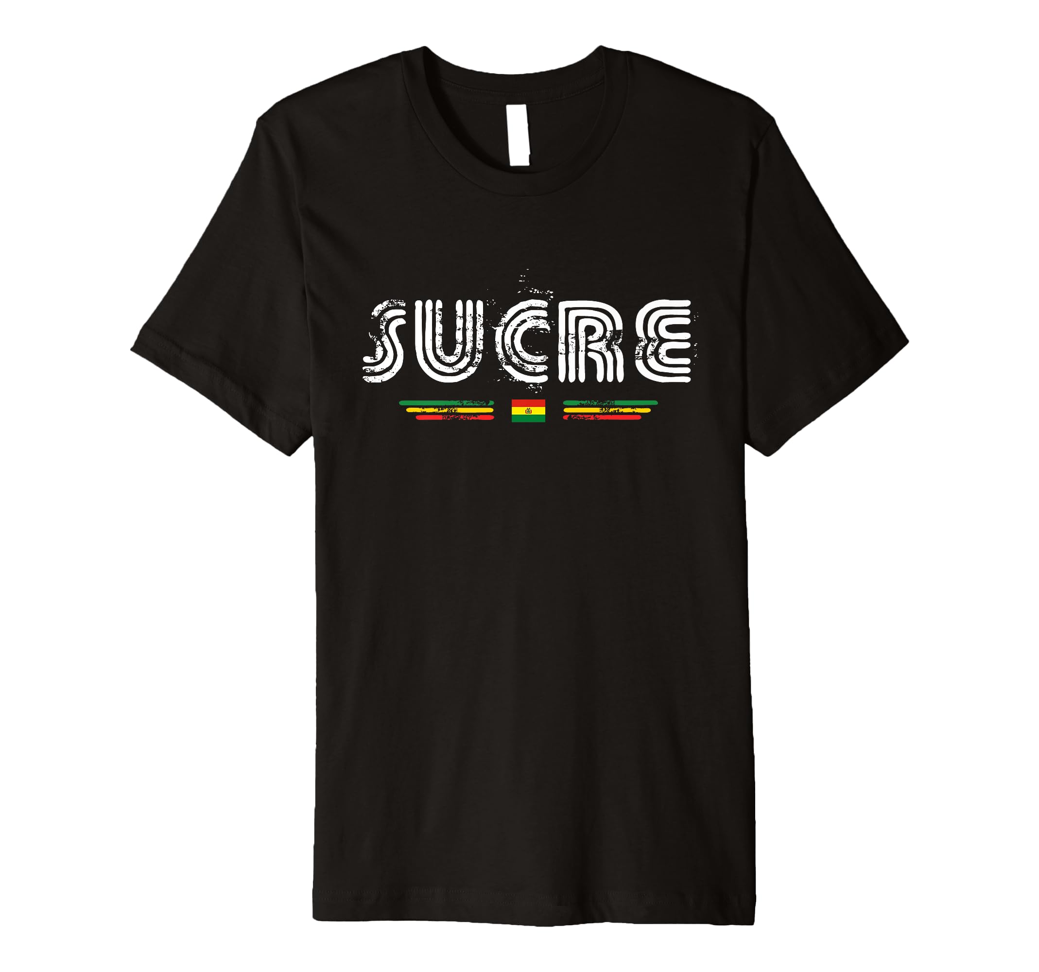 Sucre Bolivia 70S 80S Type Flag T-Shirt - Aesthetic Graphic Unisex - T-Shirt, Sweatshirt, Hoodie