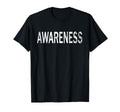 Awareness Distressed Mindfulness T-Shirt - Trendy Graphic Men Women - T-Shirt, Sweatshirt, Hoodie