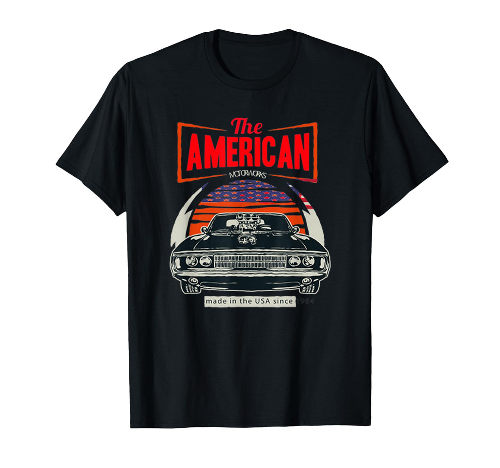American Motor Works Muscle Car T-Shirt - Novelty Apparel Men Women - T-Shirt, Sweatshirt, Hoodie
