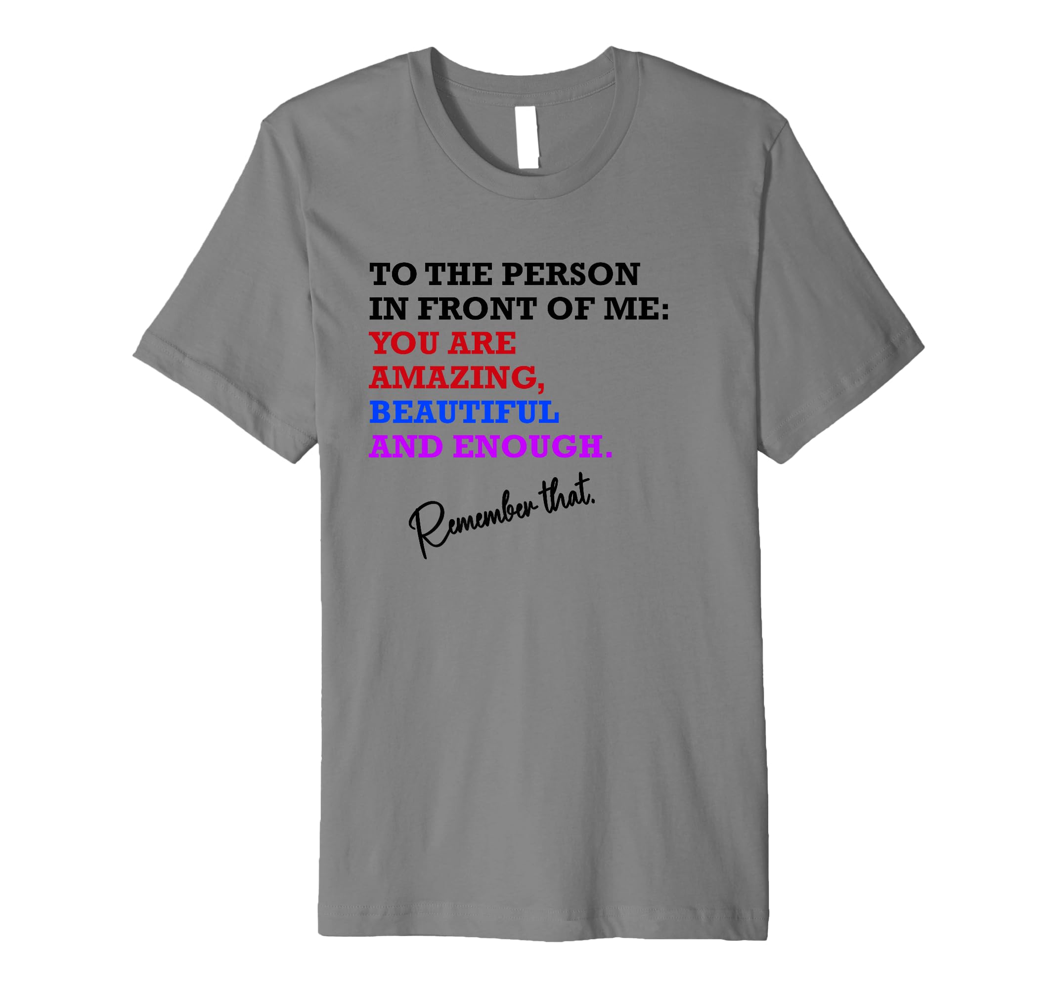 Du Bist Genug Motivation Self T-Shirt - Casual Everyday Wear Unisex - T-Shirt, Sweatshirt, Hoodie
