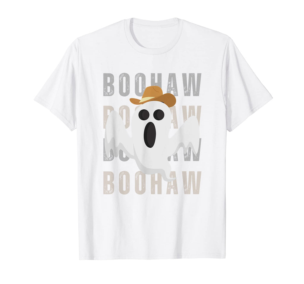 Cowboy Cowgirl Boohaw Western Ghost T-Shirt - Novelty Apparel Men Women - T-Shirt, Sweatshirt, Hoodie