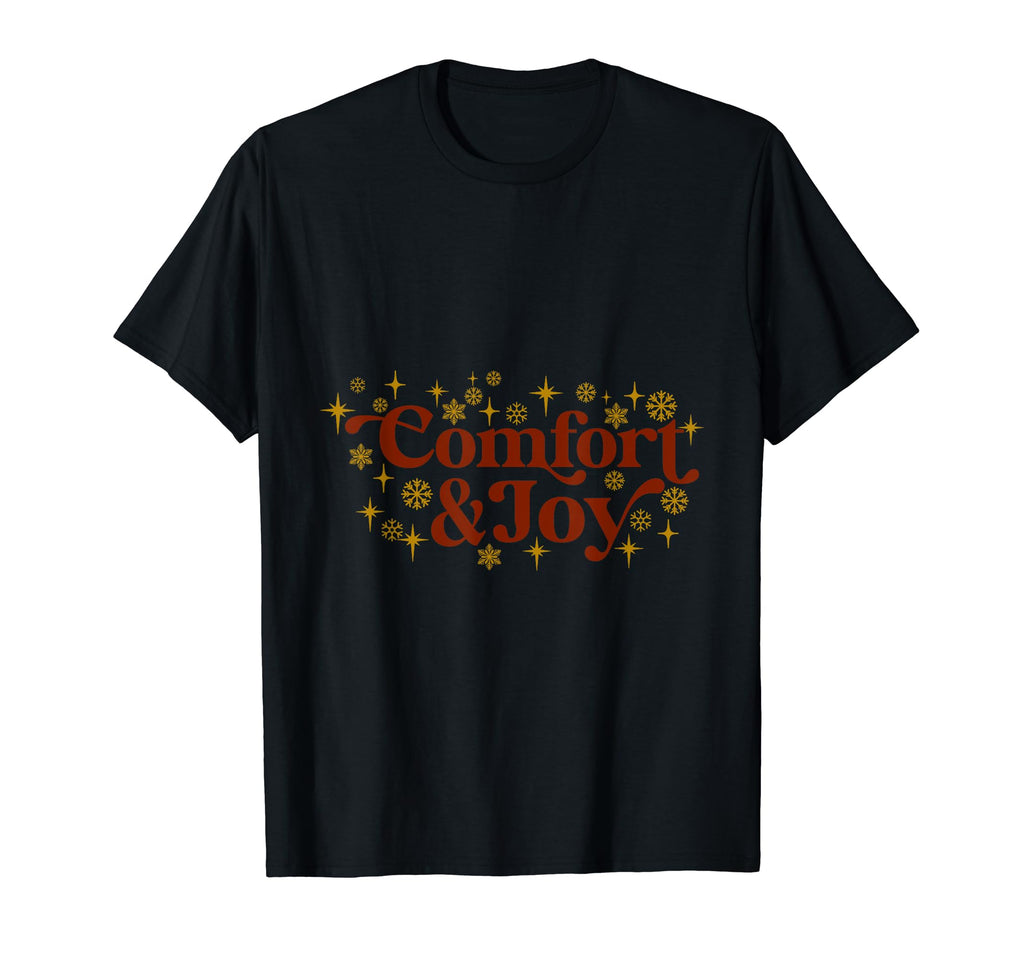 Comfort And Joy Typography T-Shirt - Trendy Graphic Men Women - T-Shirt, Sweatshirt, Hoodie