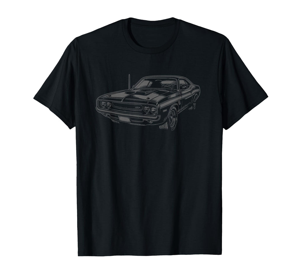 American Muscle Car 60S 70S Car Lover T-Shirt - Custom Art Print for Adults - T-Shirt, Sweatshirt, Hoodie