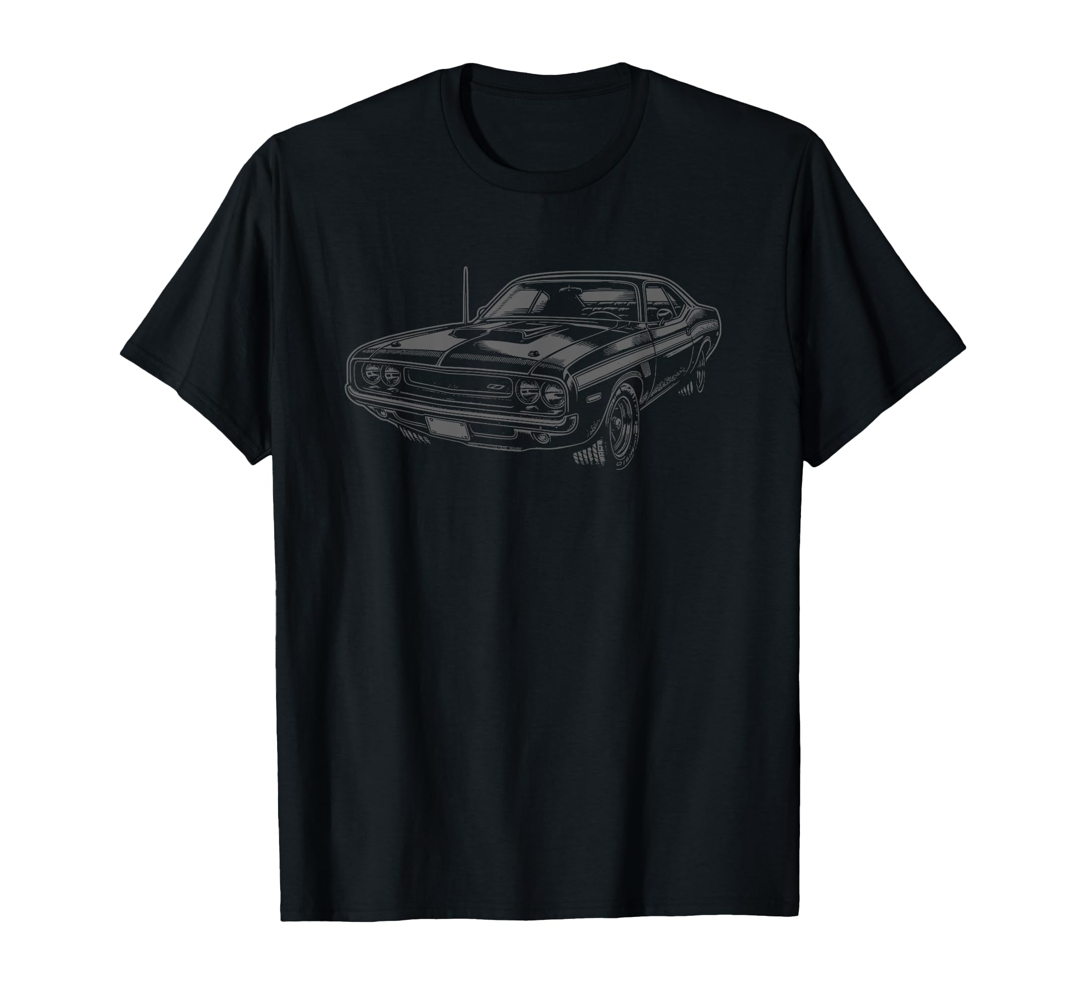 American Muscle Car 60S 70S Car Lover T-Shirt - Custom Art Print for Adults - T-Shirt, Sweatshirt, Hoodie