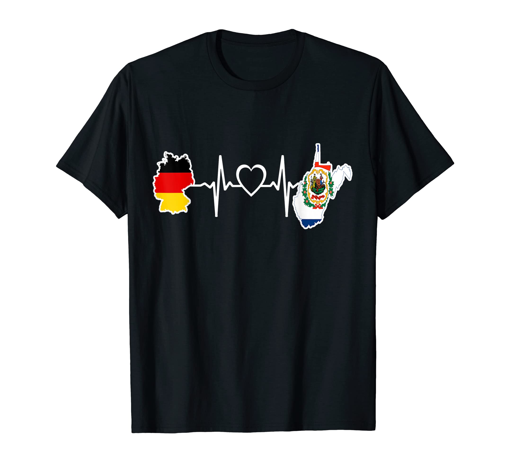 German West Virginia Flag Germany West T-Shirt - Streetwear Style Unisex - T-Shirt, Sweatshirt, Hoodie