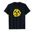 45 Rpm Record Adapter Turntable Yellow T-Shirt - Graphic Print Men Women - T-Shirt, Sweatshirt, Hoodie