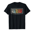 Tax Season Survivor Bold Typography T-Shirt - Aesthetic Graphic for Adults - T-Shirt, Sweatshirt, Hoodie