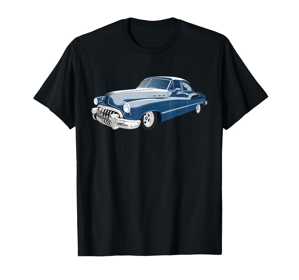 Blue 1950S Car T-Shirt - Aesthetic Graphic Men Women - T-Shirt, Sweatshirt, Hoodie