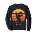 Golf Swing Sunset Golfer Sweatshirt - Casual Everyday Wear for Adults - T-Shirt, Sweatshirt, Hoodie