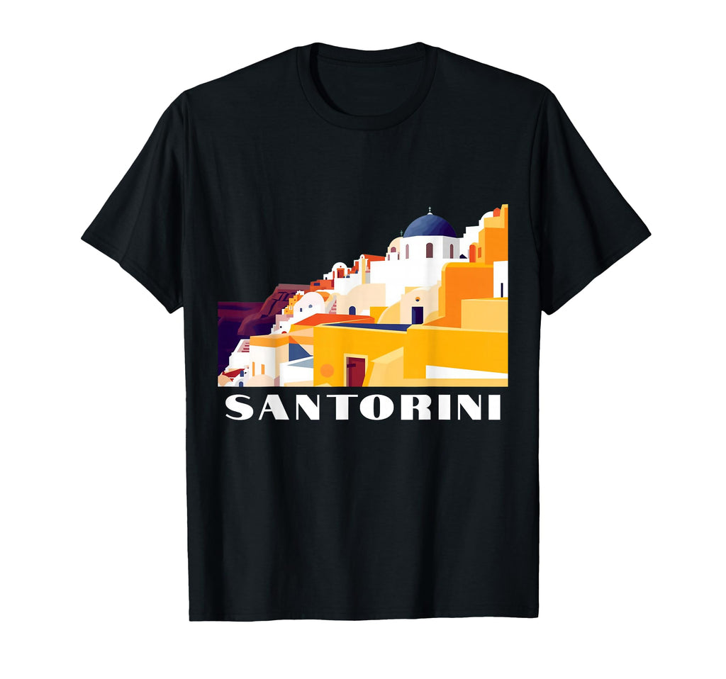 Art Deco Greece Postcard Art Tourist T-Shirt - Graphic Print for Adults - T-Shirt, Sweatshirt, Hoodie