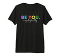 Be You Love Yourself Faith Yoga Tri Blend T-Shirt - Trendy Graphic Unisex - T-Shirt, Sweatshirt, Hoodie