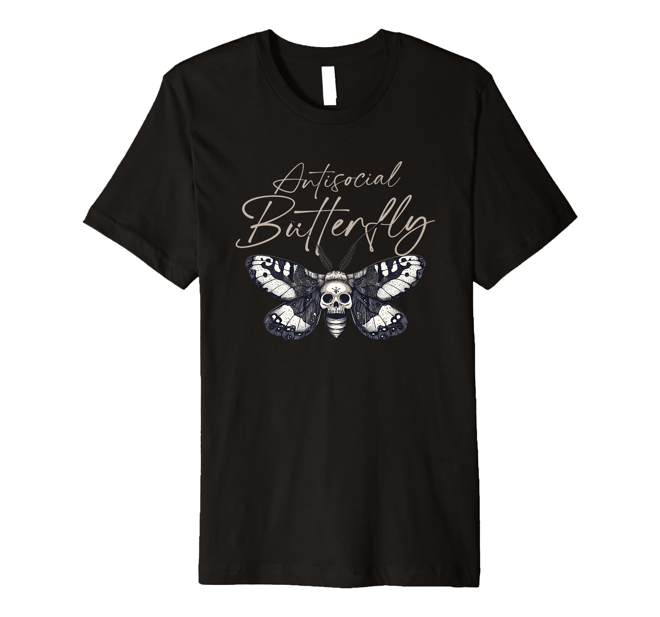 Antisocial Butterfly T-Shirt - Custom Art Print for Adults - T-Shirt, Sweatshirt, Hoodie