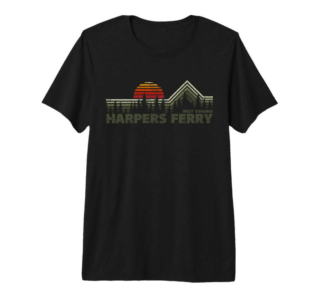 Harpers Ferry West Virginia Nature Tri T-Shirt - Aesthetic Graphic Unisex - T-Shirt, Sweatshirt, Hoodie