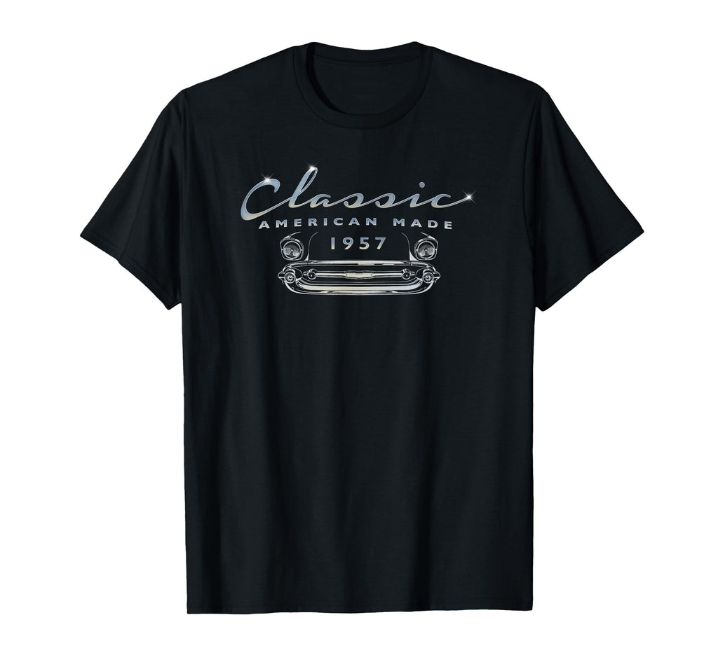 Car 1957 69Th Birthday Antique Auto T-Shirt - Custom Art Print Unisex - T-Shirt, Sweatshirt, Hoodie