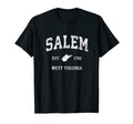 Salem West Virginia Wv Athletic Sports T-Shirt - Minimalist Print Unisex - T-Shirt, Sweatshirt, Hoodie