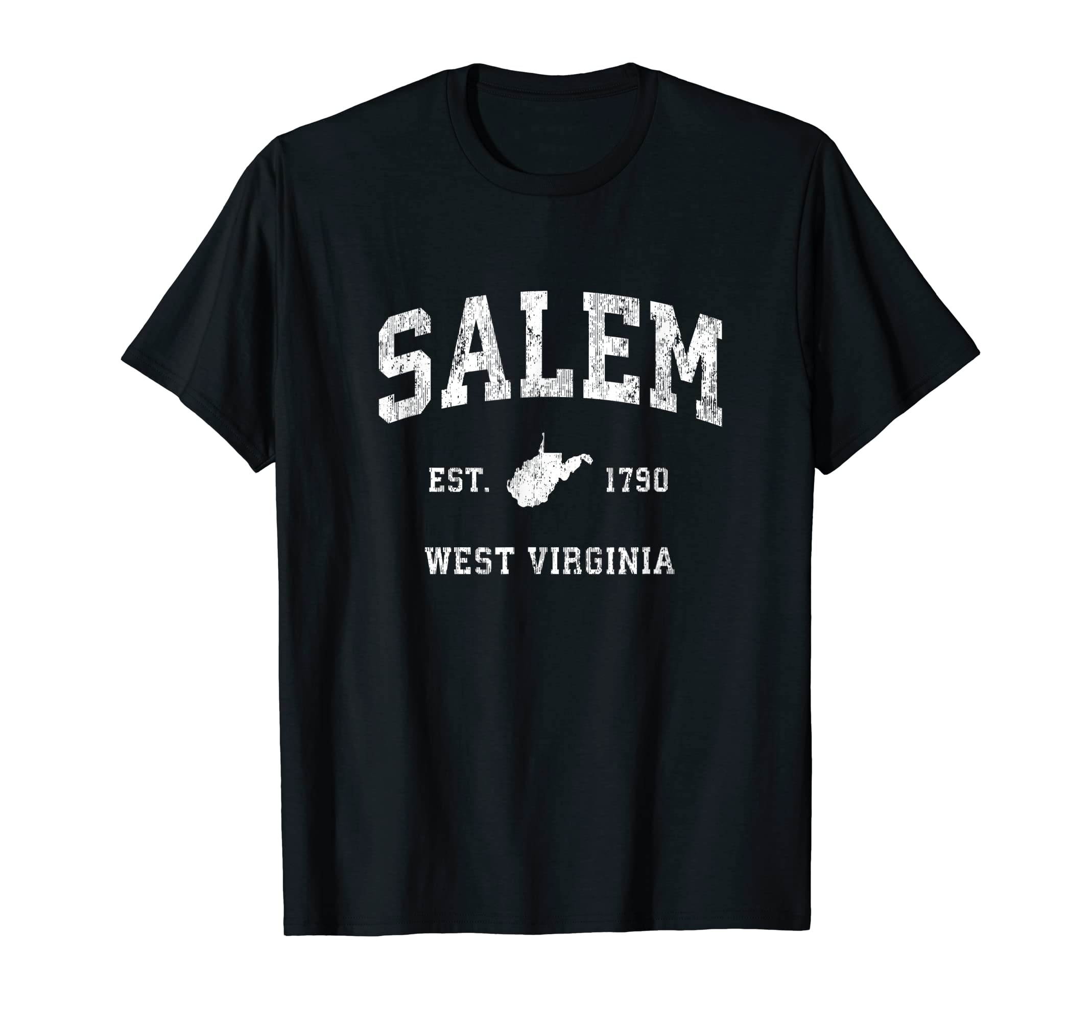 Salem West Virginia Wv Athletic Sports T-Shirt - Minimalist Print Unisex - T-Shirt, Sweatshirt, Hoodie