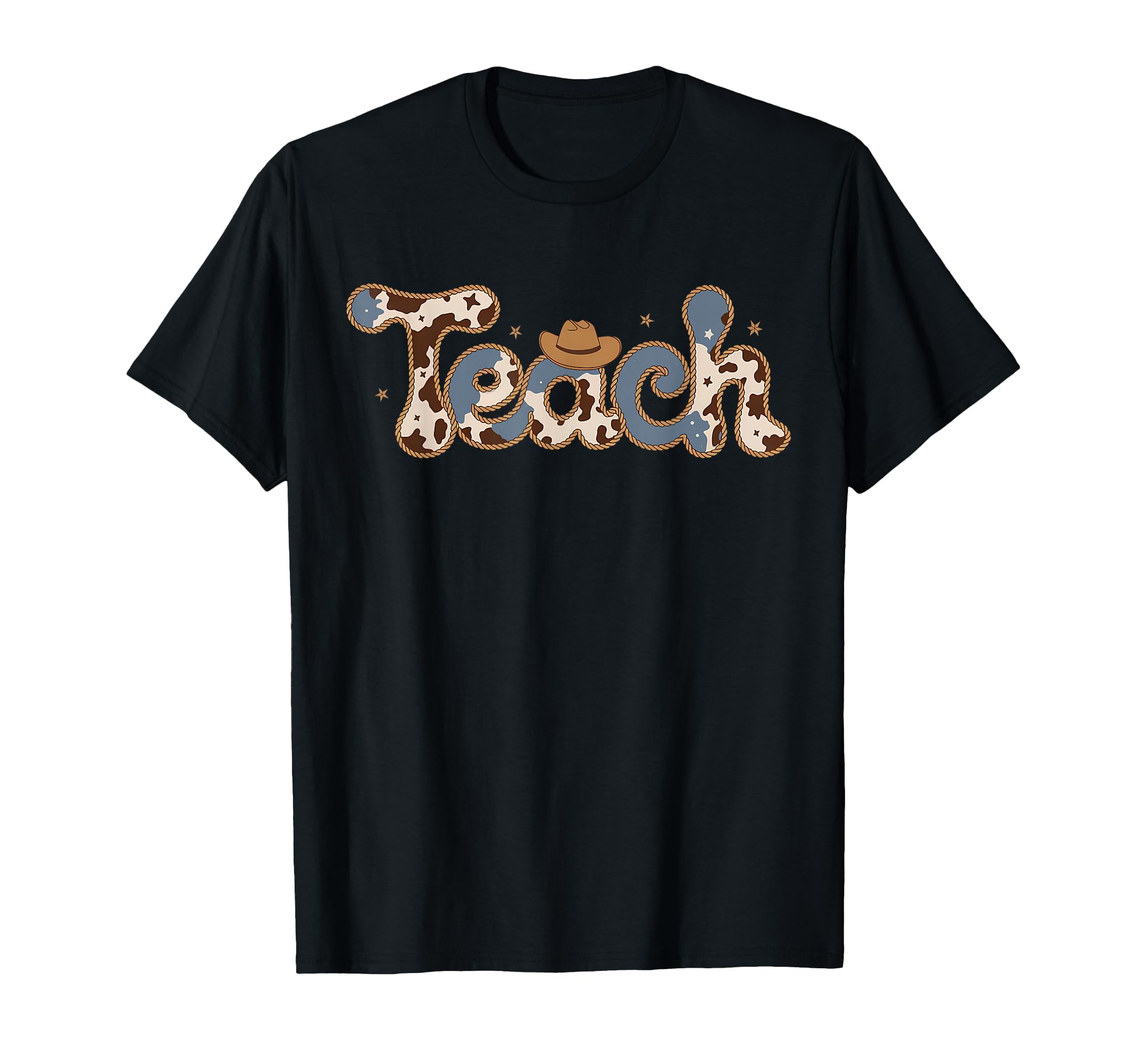 Teacher Western Country Cowboy T-Shirt - Casual Everyday Wear Unisex - T-Shirt, Sweatshirt, Hoodie
