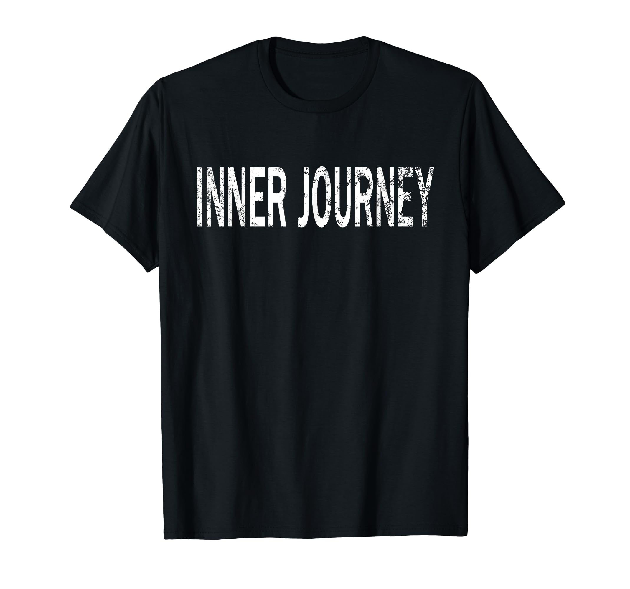 Inner Journey Distressed Mindfulness T-Shirt - Casual Everyday Wear Unisex - T-Shirt, Sweatshirt, Hoodie