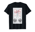 Bow Coquette Disco Party Disco Ball T-Shirt - Custom Art Print for Adults - T-Shirt, Sweatshirt, Hoodie