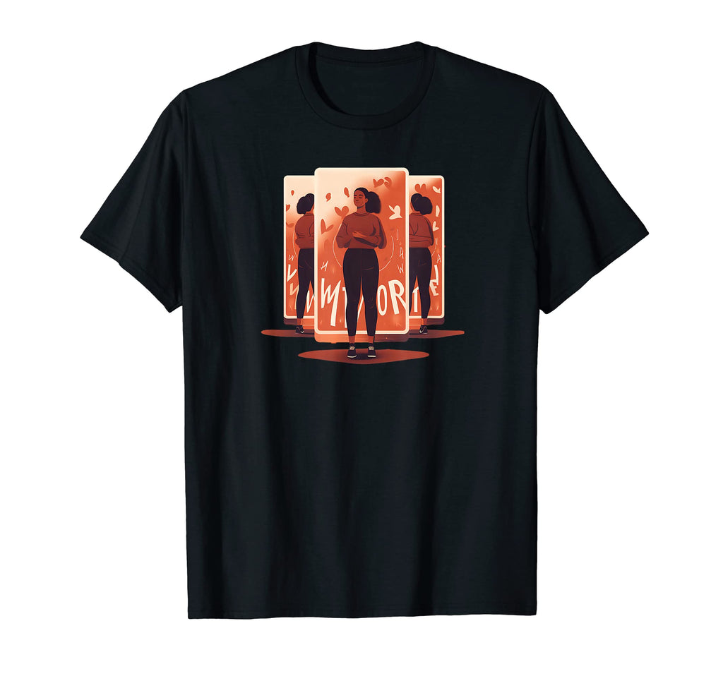 Front Mirror Mental Health T-Shirt - Aesthetic Graphic Men Women - T-Shirt, Sweatshirt, Hoodie
