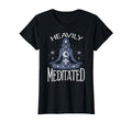 Meditation Heavily Meditated Womens T-Shirt - Minimalist Print for Adults - T-Shirt, Sweatshirt, Hoodie