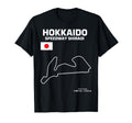 Hokkaido Track Outline Japanese Race T-Shirt - Minimalist Print for Adults - T-Shirt, Sweatshirt, Hoodie