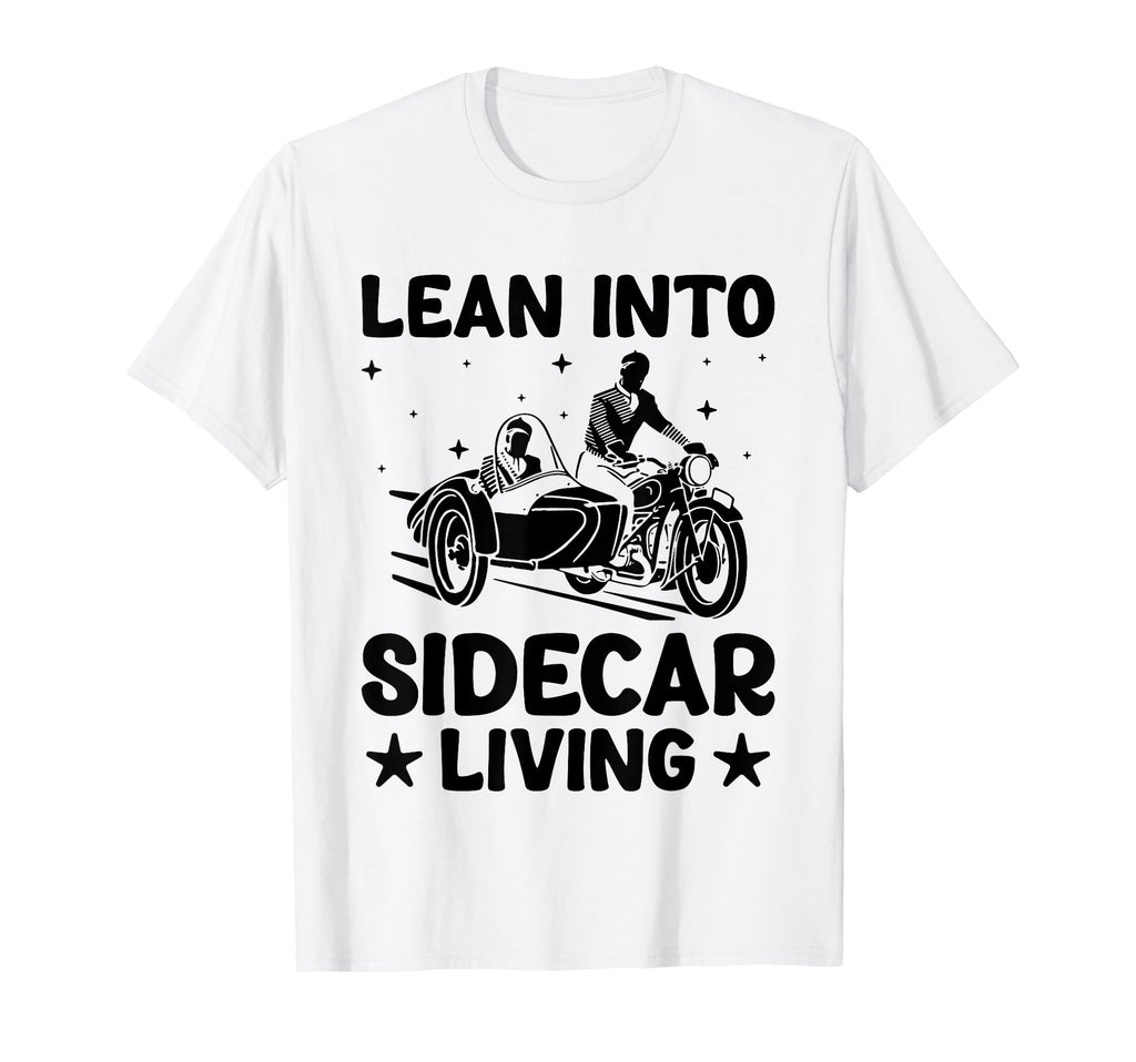 Sidecar Motorcycle Motorcyclist T-Shirt - Casual Everyday Wear Men Women - T-Shirt, Sweatshirt, Hoodie