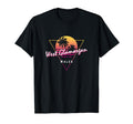 West Glamorgan Wales 80S Funny Sunset T-Shirt - Casual Everyday Wear Unisex - T-Shirt, Sweatshirt, Hoodie