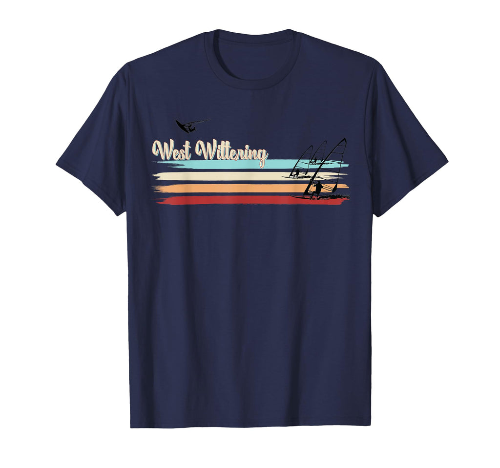 West Wittering Windsurfing Racing T-Shirt - Novelty Apparel for Adults - T-Shirt, Sweatshirt, Hoodie