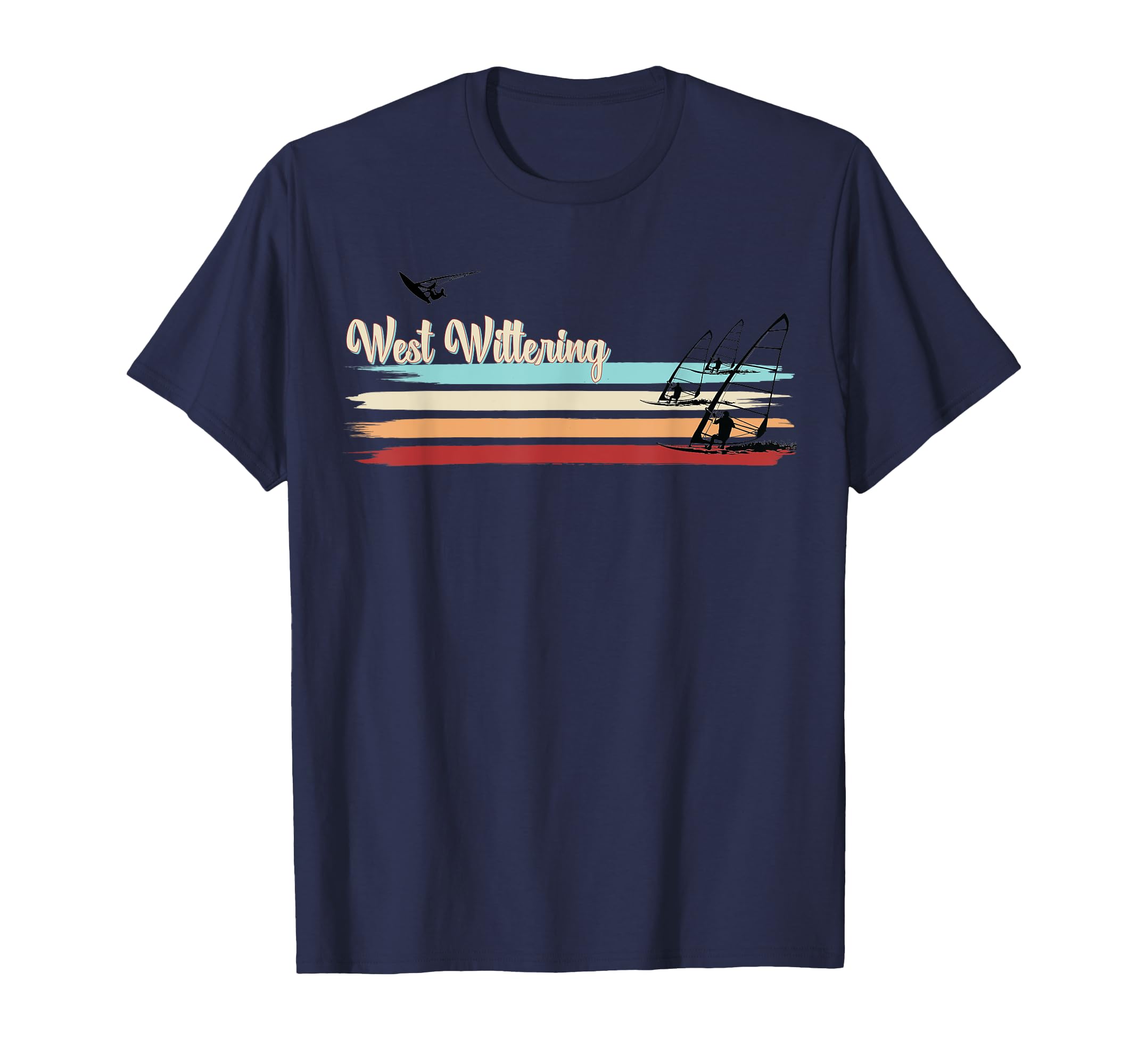 West Wittering Windsurfing Racing T-Shirt - Novelty Apparel for Adults - T-Shirt, Sweatshirt, Hoodie