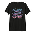 Mens Groovy Mental Health Matters T-Shirt - Custom Art Print Men Women - T-Shirt, Sweatshirt, Hoodie