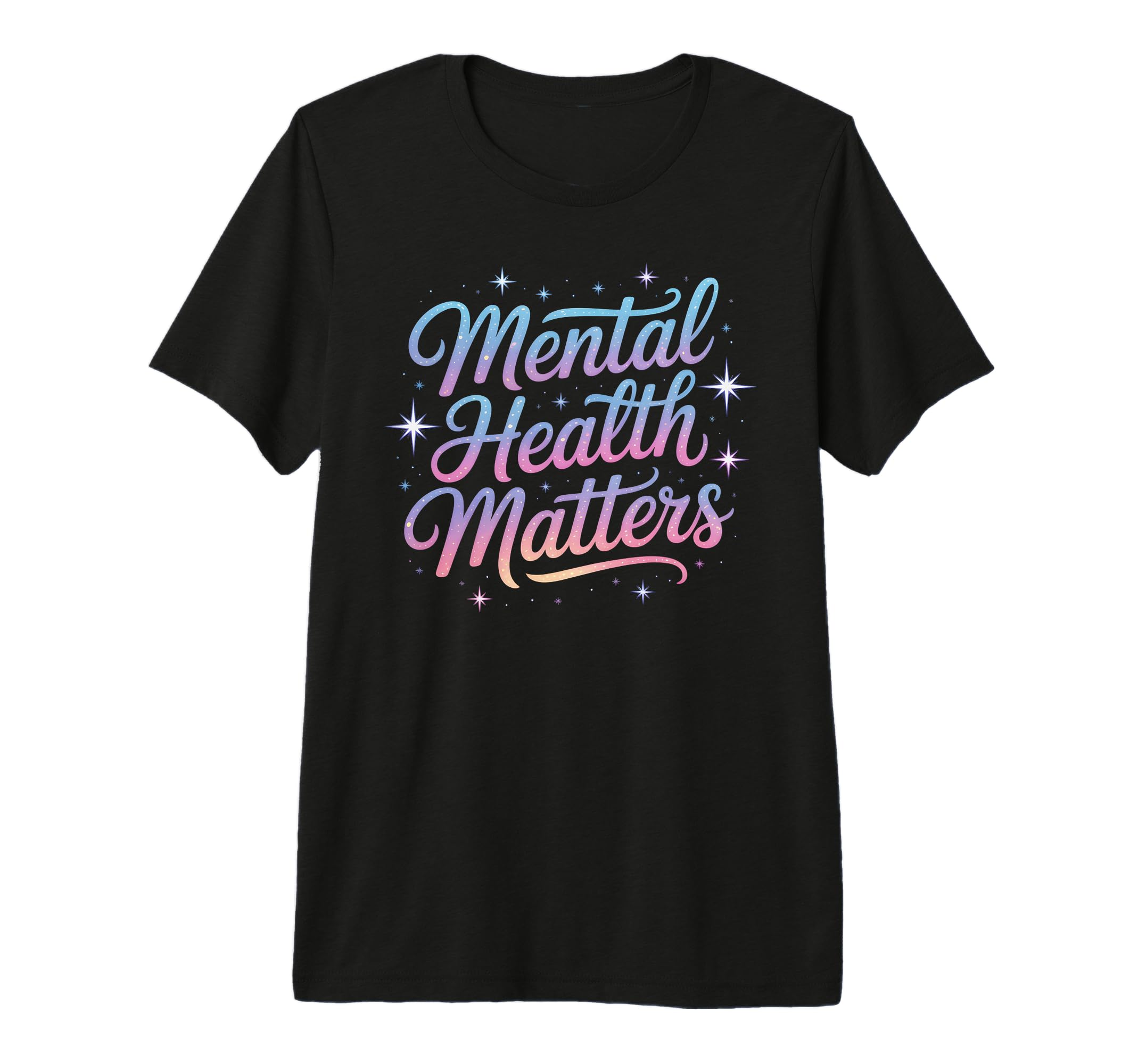 Mens Groovy Mental Health Matters T-Shirt - Custom Art Print Men Women - T-Shirt, Sweatshirt, Hoodie