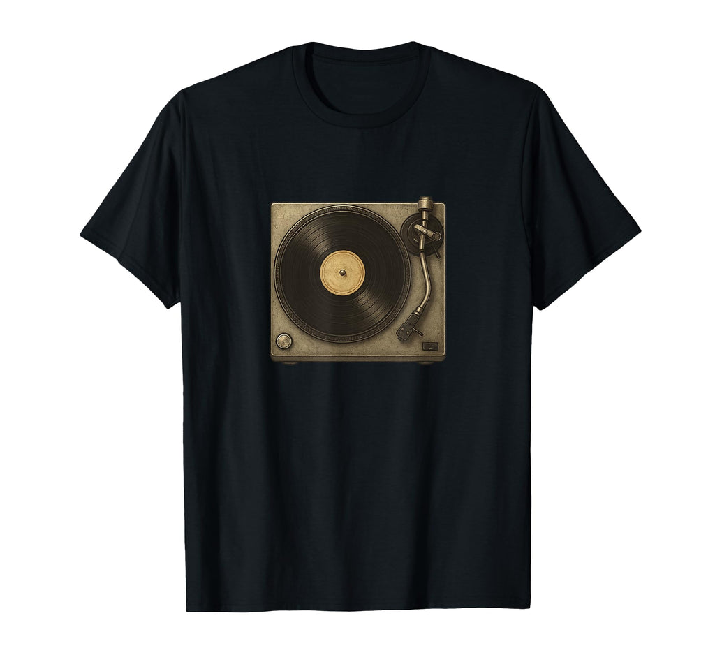 Vinyl Record Player T-Shirt - Aesthetic Graphic Men Women - T-Shirt, Sweatshirt, Hoodie