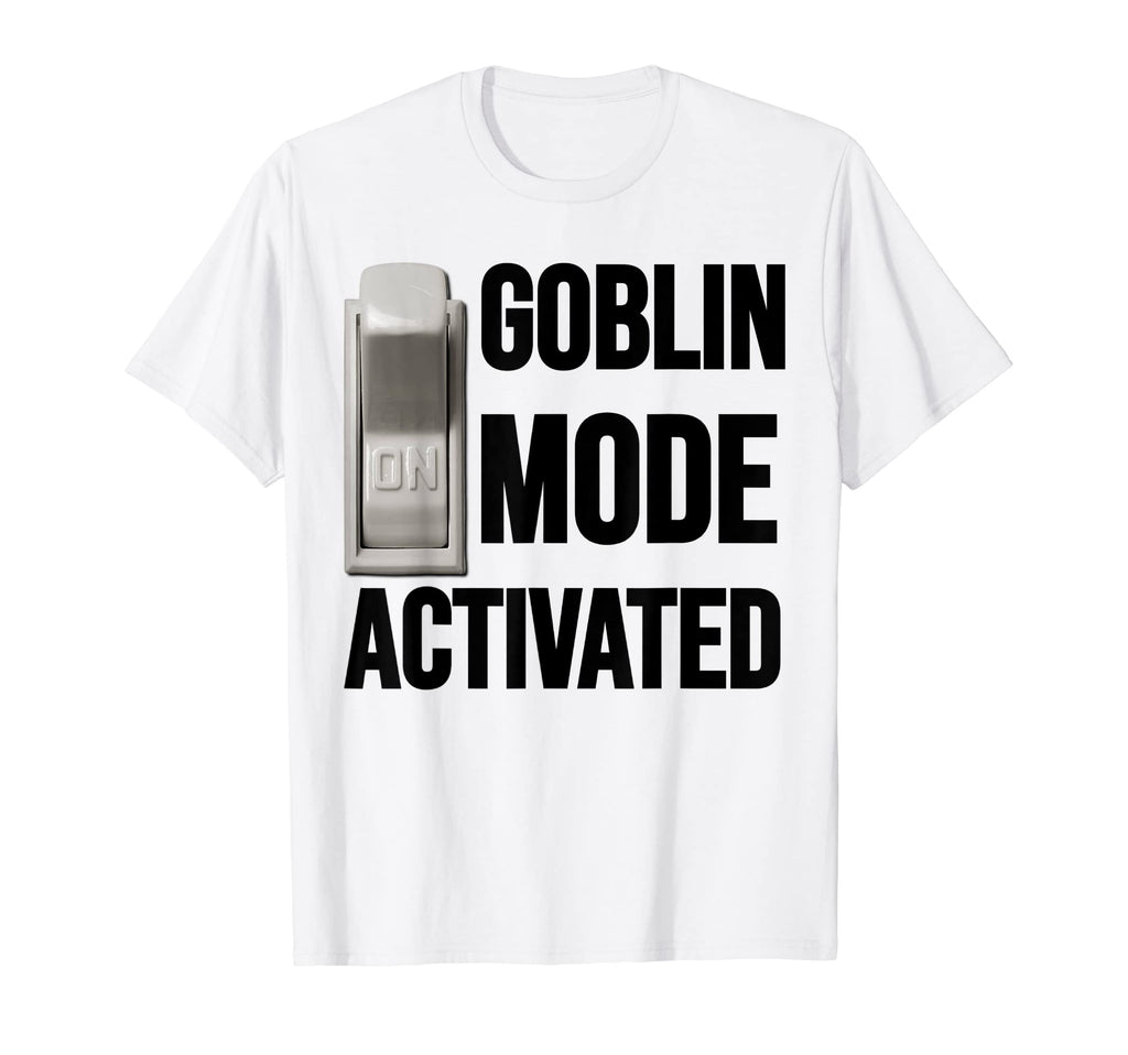 Funny Goblin Mode Activated Meme Lazy T-Shirt - Graphic Print for Adults - T-Shirt, Sweatshirt, Hoodie
