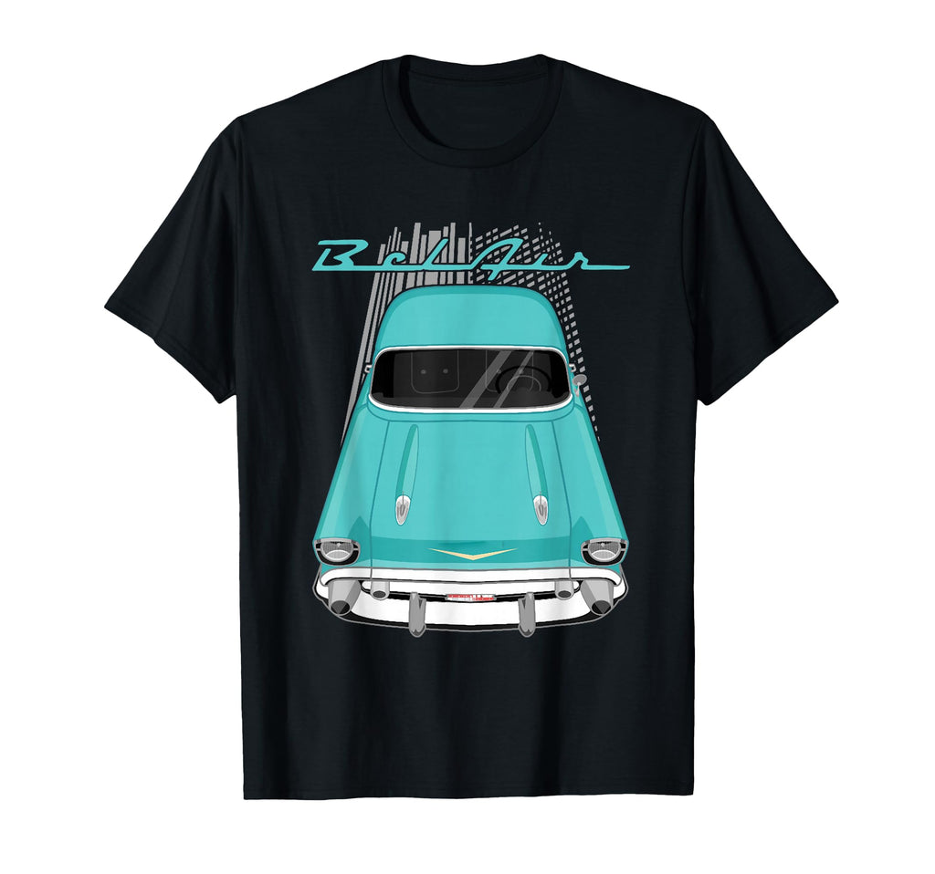 1957 55 56 57 Bel Air Silhouette Old Hot T-Shirt - Novelty Apparel Unisex - T-Shirt, Sweatshirt, Hoodie