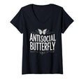 Womens Antisocial Butterfly Funny T-Shirt - Aesthetic Graphic for Adults - T-Shirt, Sweatshirt, Hoodie