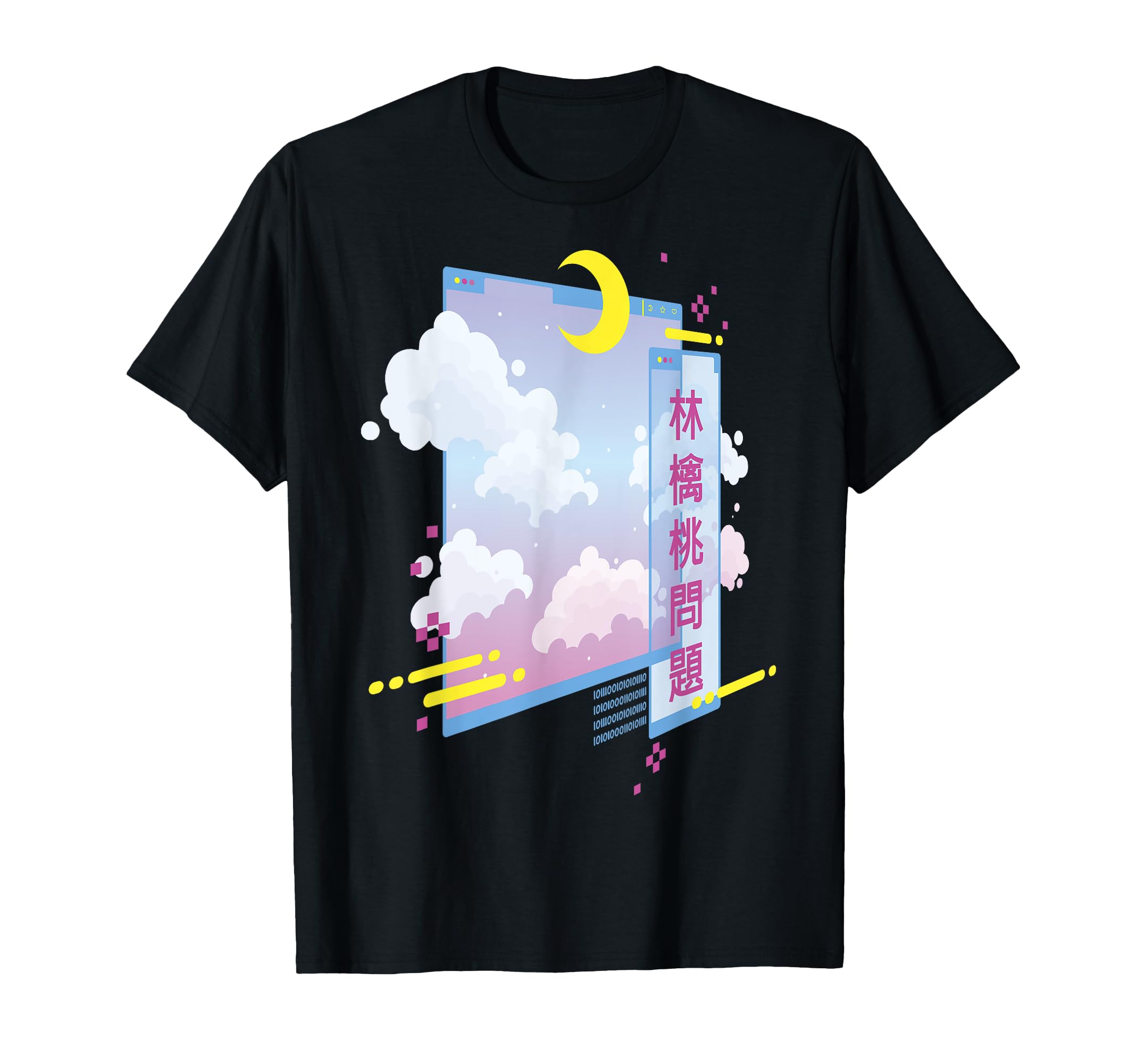 80S Vaporwave Japanese Pastel Goth T-Shirt - Minimalist Print for Adults - T-Shirt, Sweatshirt, Hoodie