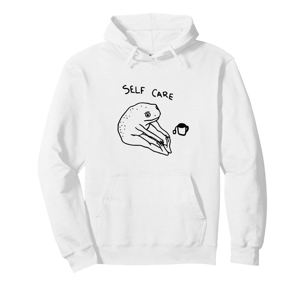 Funny Meme Japanese Version Self Care Hoodie - Minimalist Print Men Women - T-Shirt, Sweatshirt, Hoodie