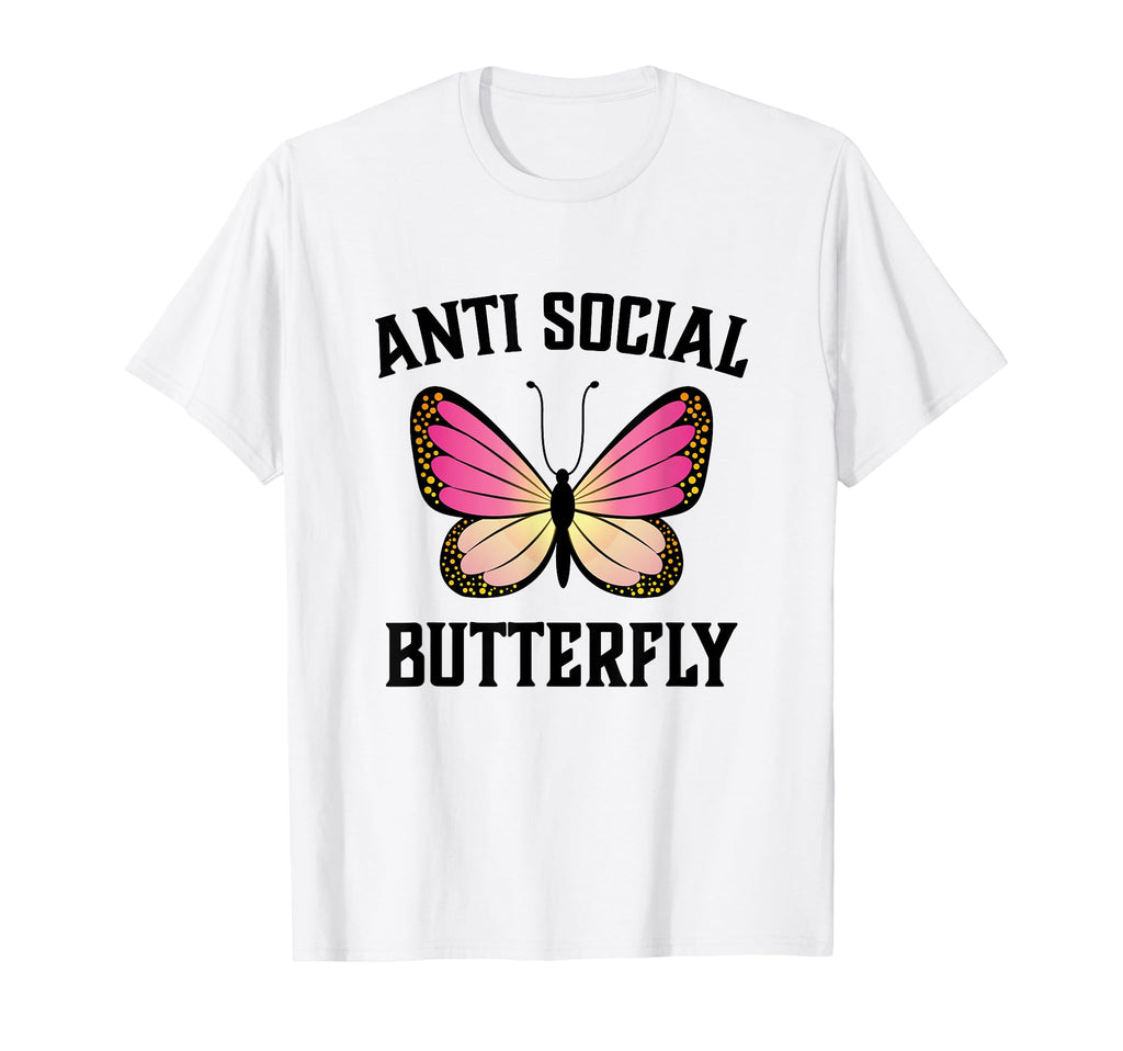 Anti Social And Introverts Gifts Hoodie - Minimalist Print Unisex - T-Shirt, Sweatshirt, Hoodie