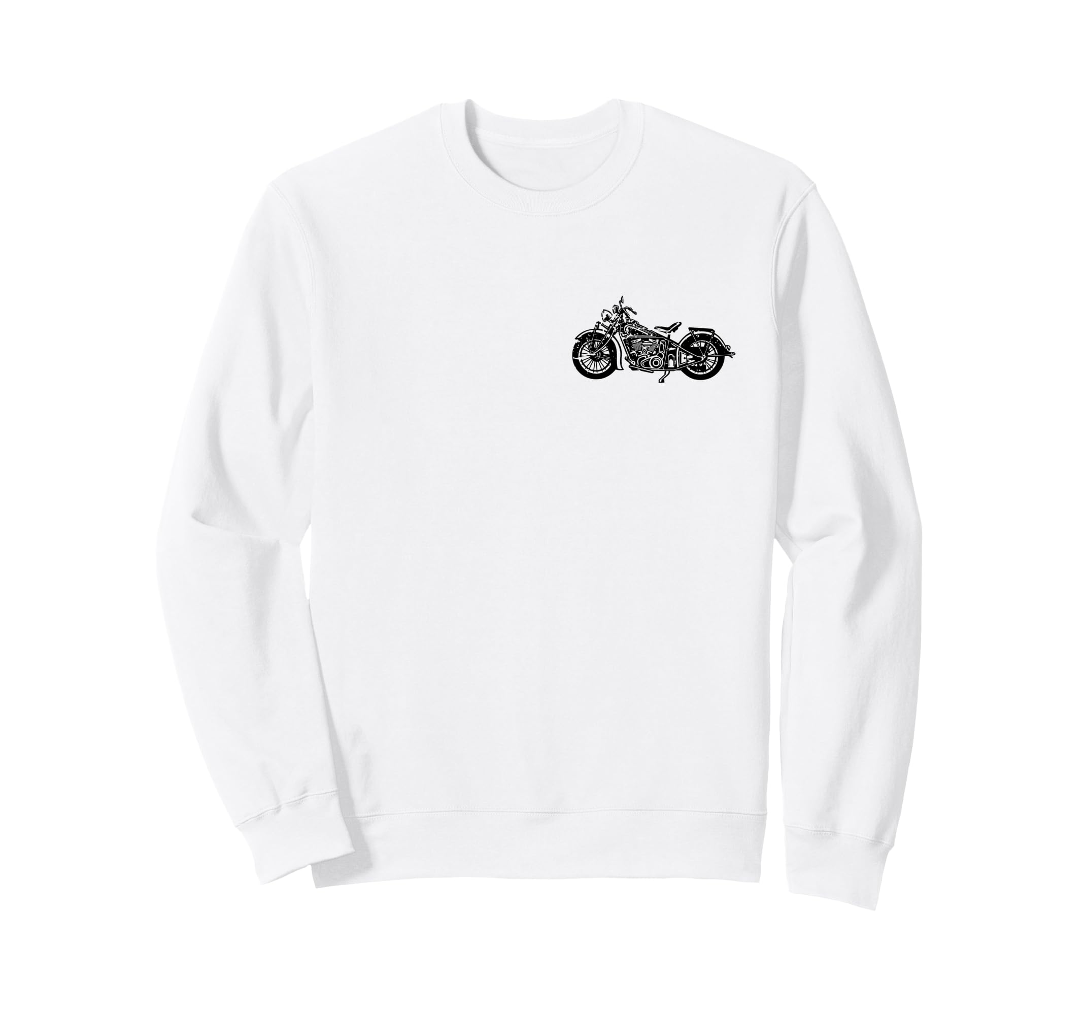 American Motorcycle Distressed Sweatshirt - Graphic Print Men Women - T-Shirt, Sweatshirt, Hoodie