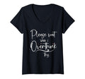 Womens Please Wait While I Overthink Think T-Shirt - Trendy Graphic Unisex - T-Shirt, Sweatshirt, Hoodie